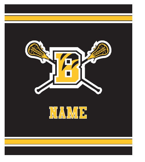 HAMILTON LACROSSE GIRLS LOGO SHERPA BLANKET